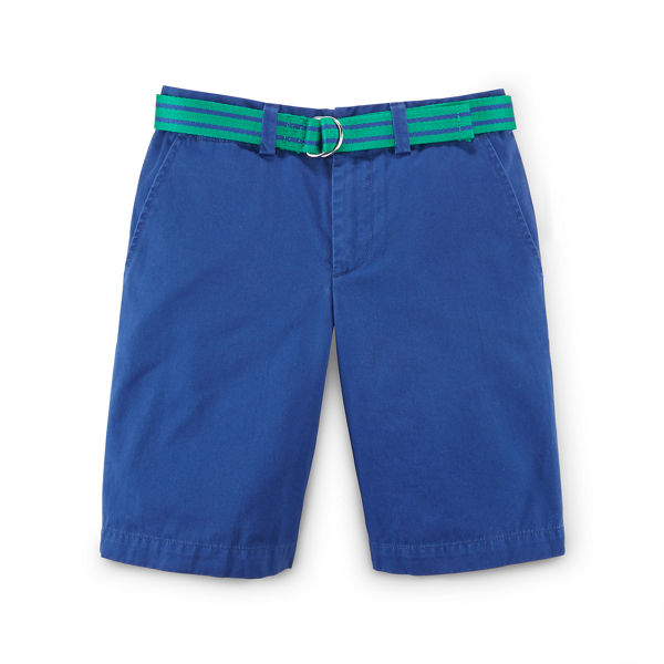 Blue Yacht Belted Cotton Chino Short Boys 8-20 1