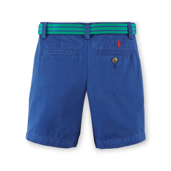 Blue Yacht Belted Cotton Chino Short Boys 2-7 2