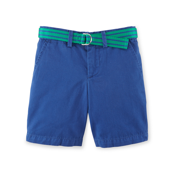 Blue Yacht Belted Cotton Chino Short Boys 2-7 1