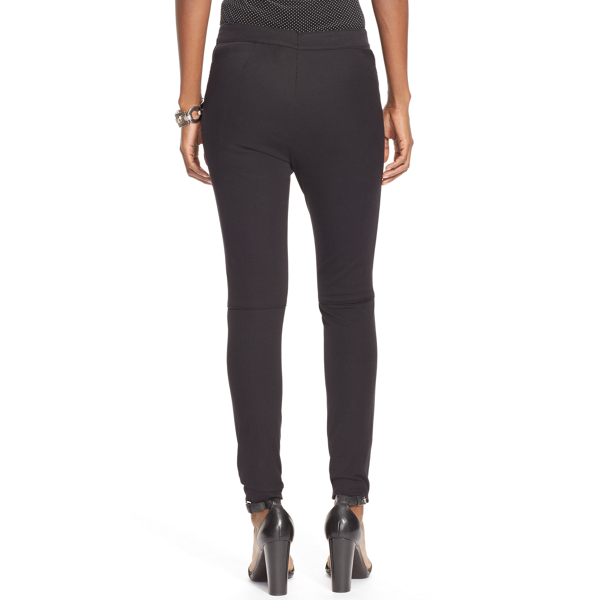 Black Zip Pocket Skinny Pant Lauren 2