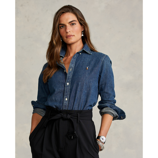 Custom Fit Denim Shirt