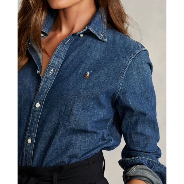 【高知インター店】 Women's Custom Lauren Ralph | Shirt Denim Fit トップス