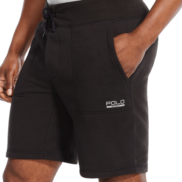 Polo Black Big & Tall Fleece Short Polo Sport 3