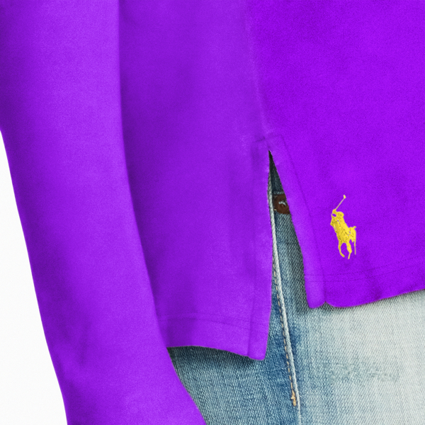 Flo Violet Rose Cotton Long-Sleeve Tee Polo Ralph Lauren 4