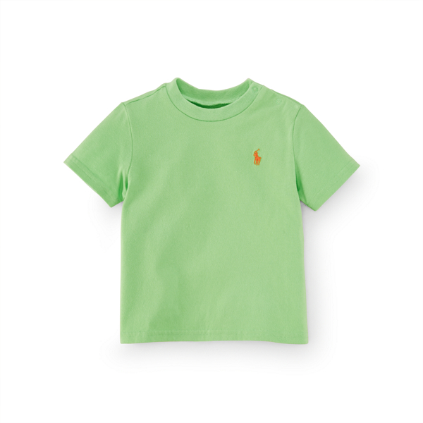 Force Green Cotton Jersey Crewneck Tee Baby Boy 2