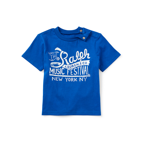 Sapphire Star Cotton Jersey Graphic Tee Baby Boy 1