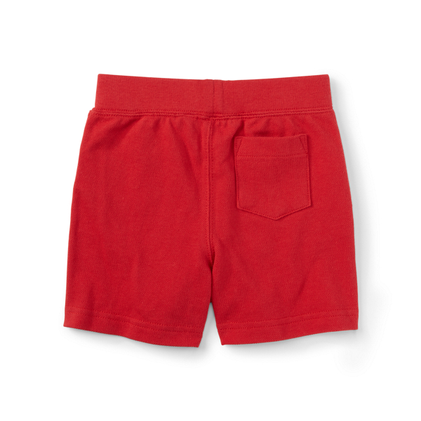 Evening Post Red Cotton Mesh Active Short Baby Boy 2