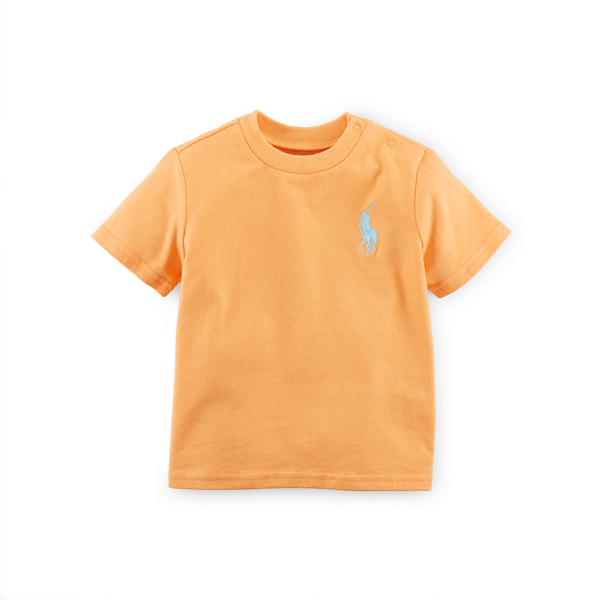 Keywest Orange Big Pony Cotton Jersey Tee Baby Boy 1