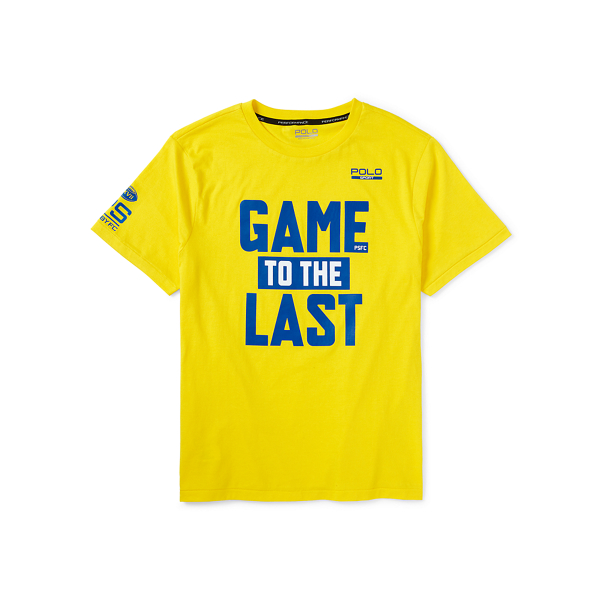 University Yellow Cotton Jersey Graphic Tee Boys 2-7 1