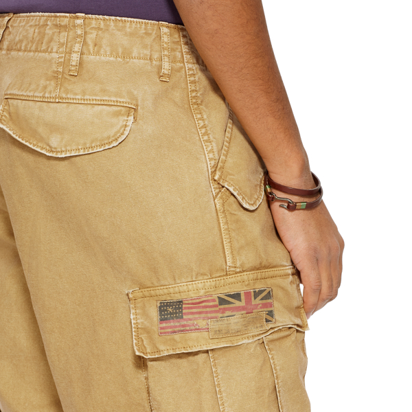 Boulder Khaki Field Cargo Short Polo Denim & Supply 3
