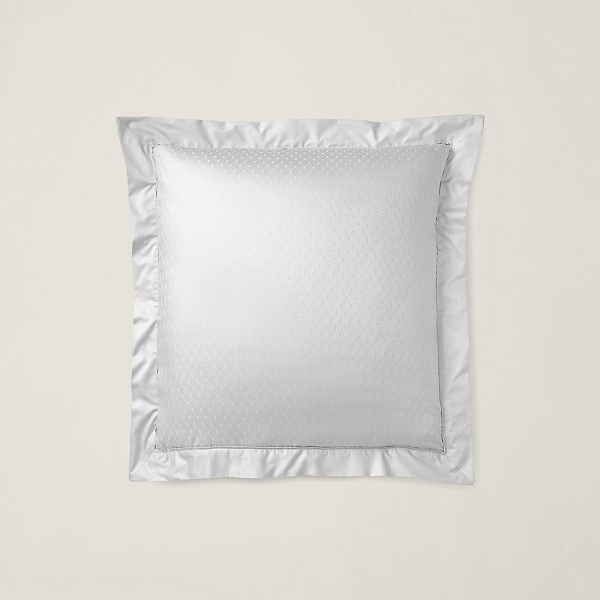 Classic White Bedford Jacquard Sham Ralph Lauren Home 1