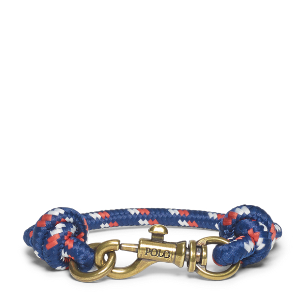 Navy/Coral/Cream Nylon Wrist Strap Polo Ralph Lauren 1