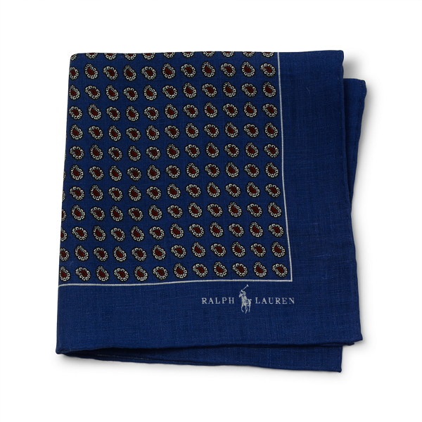 Royal Neat Linen Pocket Square Polo Ralph Lauren 1