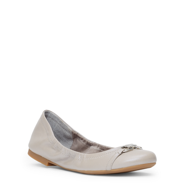 Stone Betsy Leather Flat Lauren 1