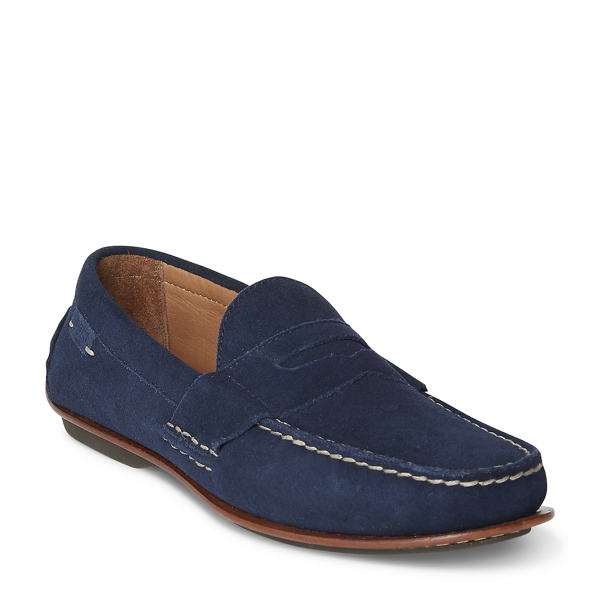 Newport Navy Daniels Suede Driver Polo Ralph Lauren 1