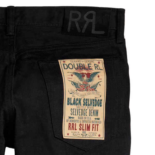 RRL 2024 Ralph Lauren Japanese Selvedge Slim Fit Denim Jeans