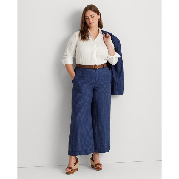 White Cotton Oxford Shirt Lauren Woman 4