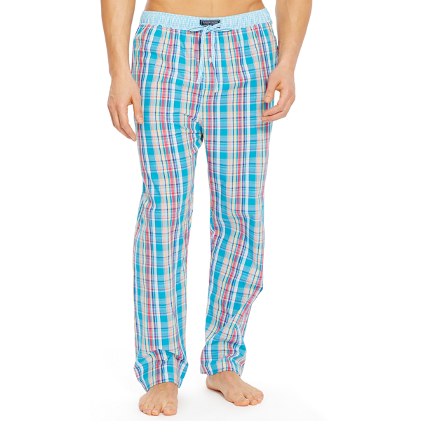 Plaid Cotton Pajama Pant