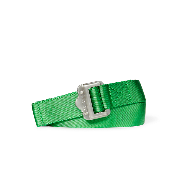 Preppy Green Webbed Nylon Belt RLX Golf 1