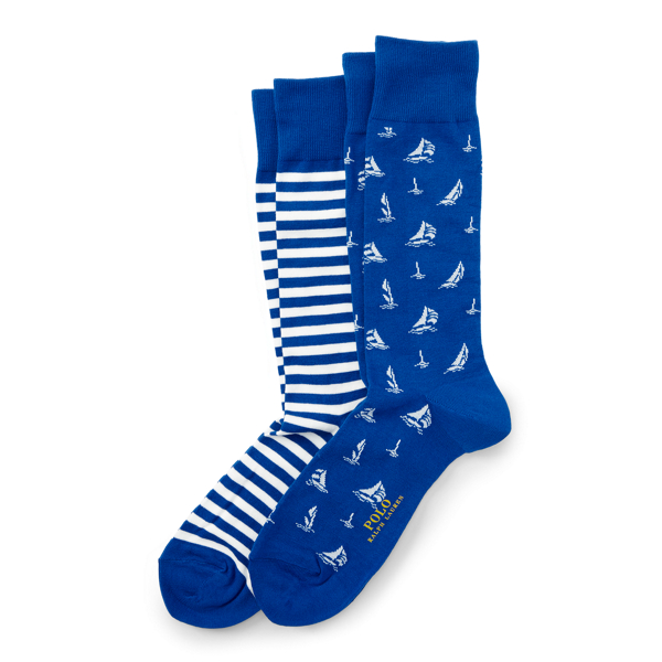 Royal Sailboats Sock 2-Pack Polo Ralph Lauren 1