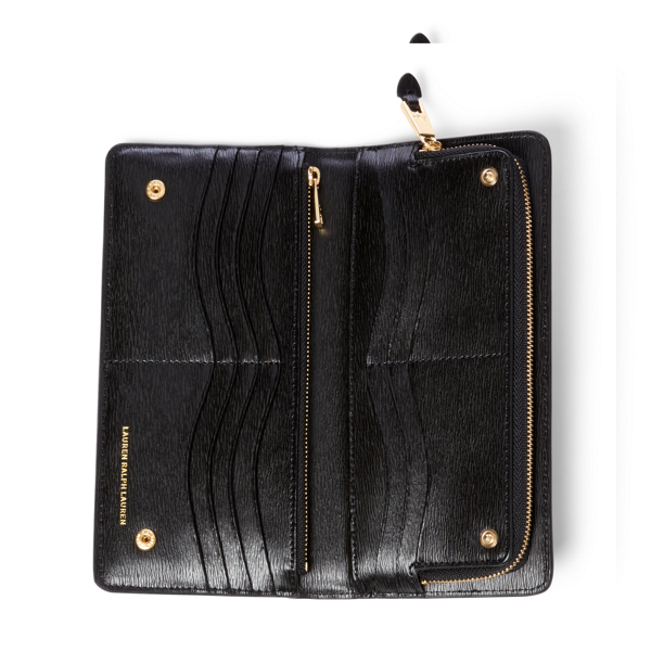 Black Newbury Continental Wallet Lauren 3
