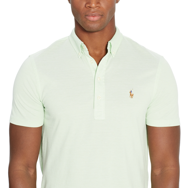 Key Lime Knit Cotton Oxford Shirt Polo Ralph Lauren 3