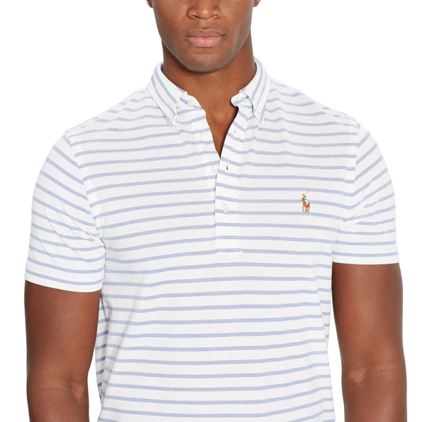 White/Indigo Sky Hampton Shirt Polo Ralph Lauren 3