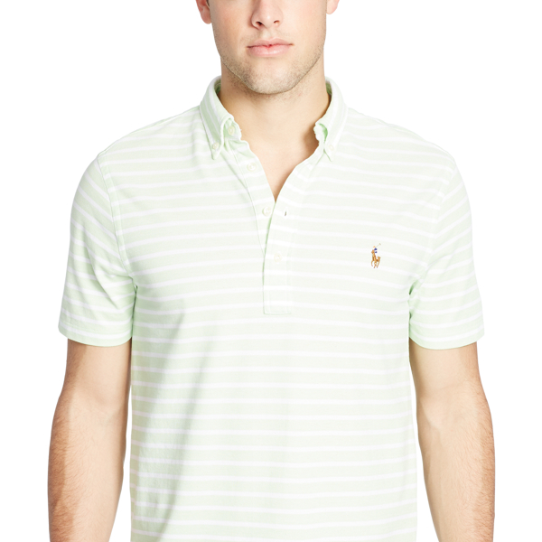 Key Lime/White Hampton Shirt Polo Ralph Lauren 3