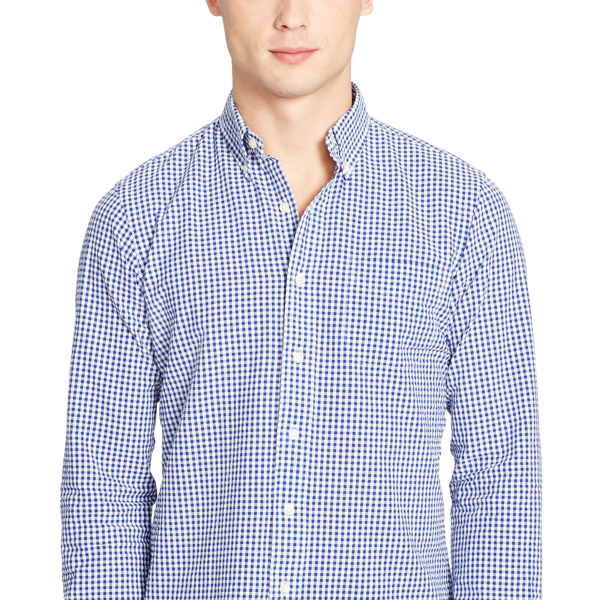 Rugby Royal/White Classic Fit Cotton Shirt Polo Ralph Lauren 3