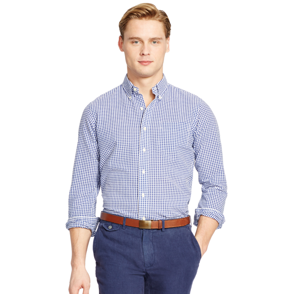 Rugby Royal/White Classic Fit Cotton Shirt Polo Ralph Lauren 1