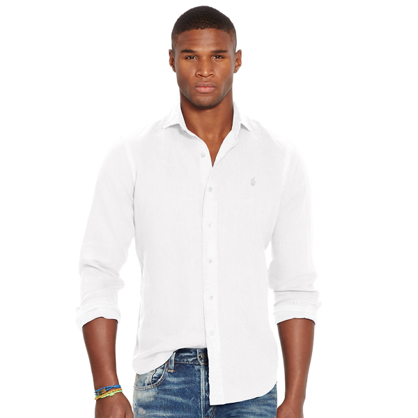 Slim Fit Linen Shirt Polo Ralph Lauren 1
