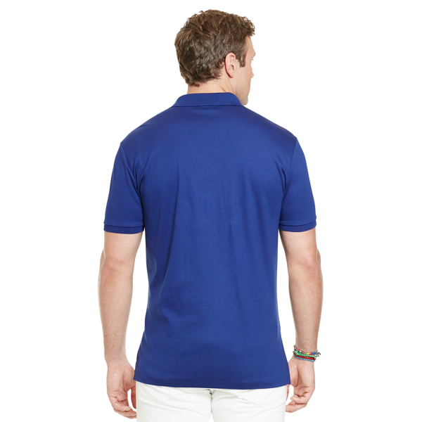Driver Navy Classic Fit Soft-Touch Polo Big & Tall 2