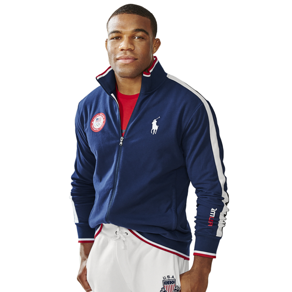 French Navy Team USA Track Jacket Polo Ralph Lauren 6