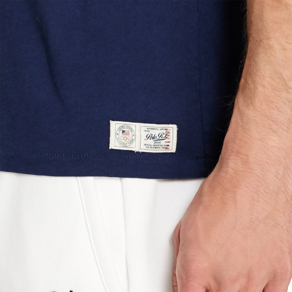 French Navy Team USA Custom-Fit T-Shirt Polo Ralph Lauren 4