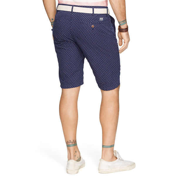 Mini Star Navy/Red Star Star-Print Chino Short Polo Denim & Supply 2