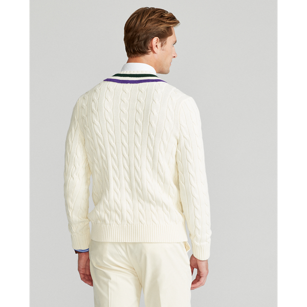 Cricket Cream Wimbledon Cricket Sweater Polo Tennis 5