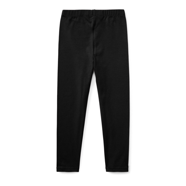 Stretch Cotton Legging Girls 1.5-6.5 Years em Black 2