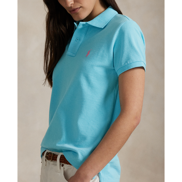 Turquoise Nova The Iconic Classic Fit Mesh Polo Shirt Polo Ralph Lauren 6