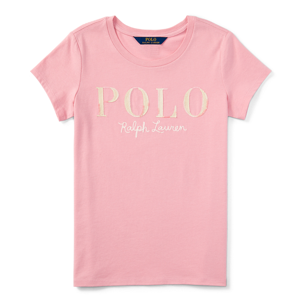 Rosy Cheeks Appliqu&eacute;d Polo Cotton Tee Girls 7-16 1