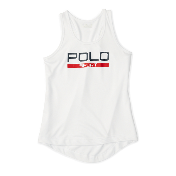 Pure White Drapey Jersey Tank Top Girls 7-16 1