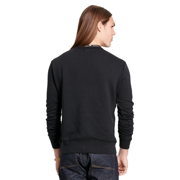 Polo Black Groove Rider Terry Graphic Sweatshirt Polo Denim & Supply 2
