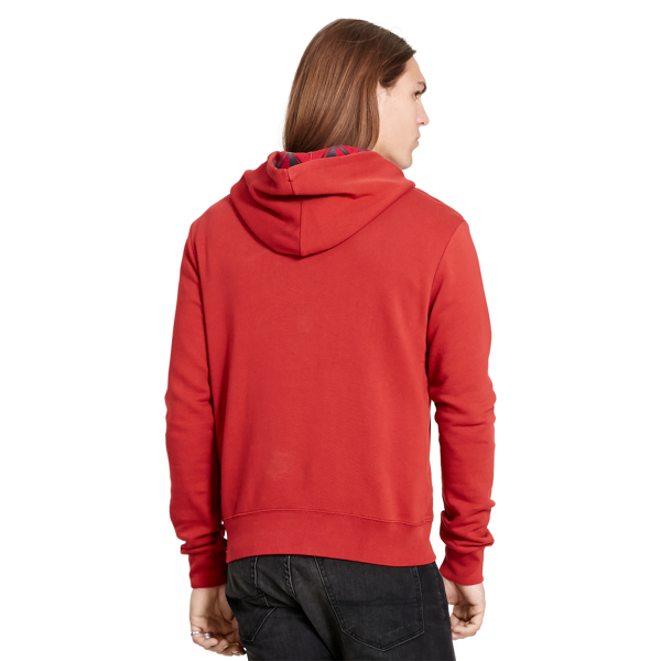 Sportsman Orange Bushwick French Terry Graphic Hoodie Polo Denim & Supply 2