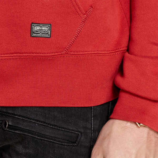 Sportsman Orange Bushwick French Terry Graphic Hoodie Polo Denim & Supply 4