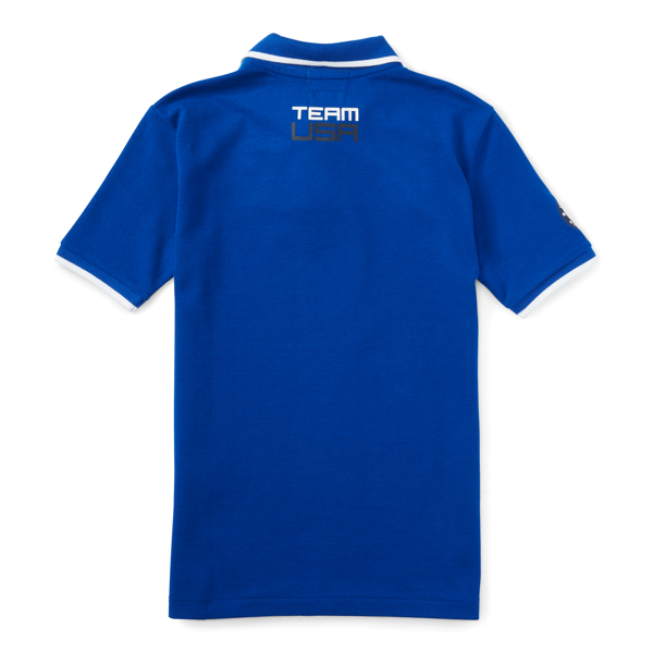 Rugby Royal Team USA Cotton Mesh Polo Boys 2-7 2