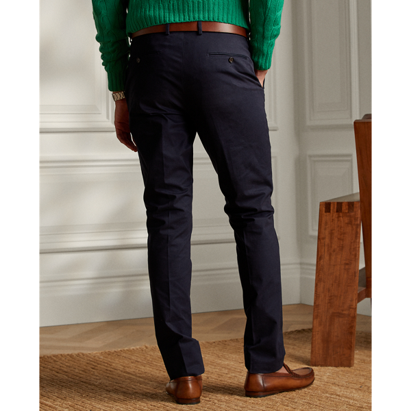 Straight Fit Washed Stretch Chino Pant
