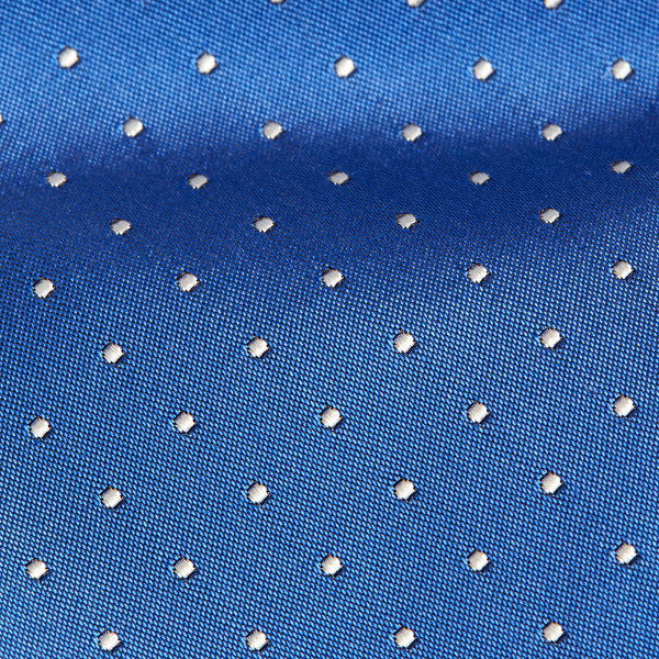 Blue Pin Dot Peau de Soie Tie Purple Label 3