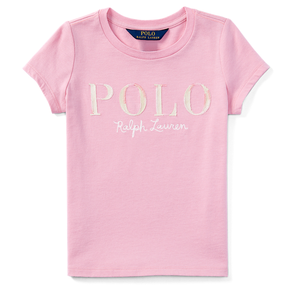 Rosy Cheeks Appliqu&eacute;d Polo Cotton Tee Girls 2-6x 1