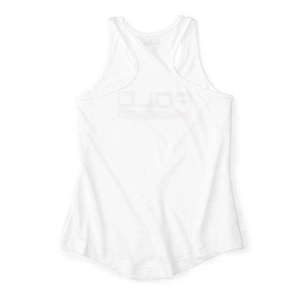 Pure White Drapey Jersey Tank Girls 2-6x 2