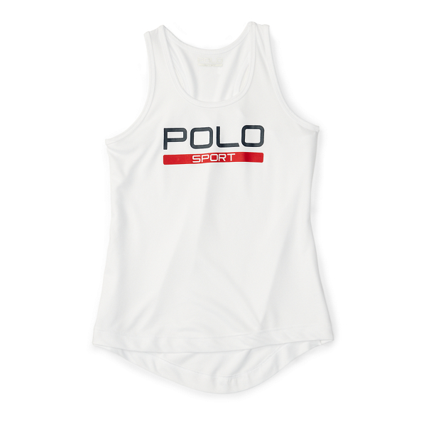 Pure White Drapey Jersey Tank Girls 2-6x 1
