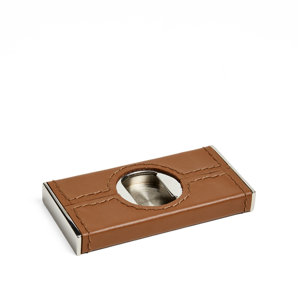 Silver And Brown Cantwell Leather Bottle Opener Ralph Lauren Home 2